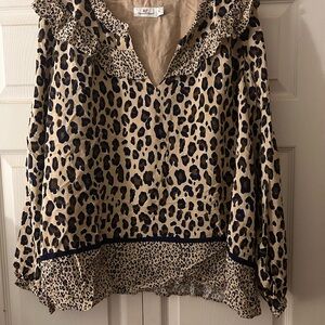 Vineyard Vines Animal Print Blouse